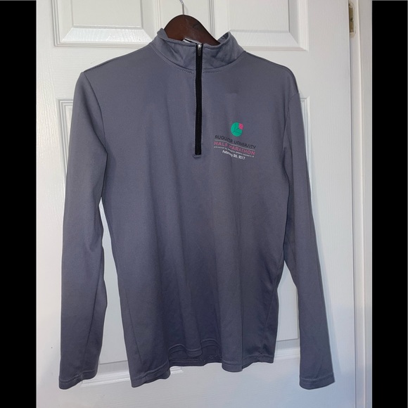 Mens tech wear running pullover Augusta Half Marathon top - Picture 2 of 5